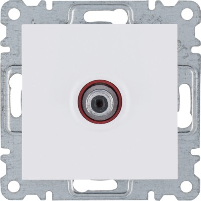 Розетка Hager САТ Lumina-2, белая (WL3230)