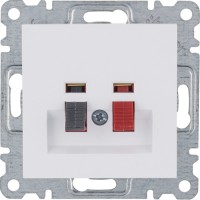 Розетка Hager акустична Lumina-2, біла (WL3310)