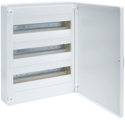 Щит Hager н/у с белыми дверями, 54 мод. (3х18), GOLF (VS318PD)