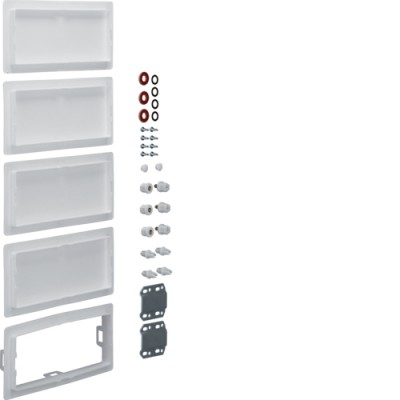 З'єднувач Hager для вертикального монтажу двох 5-секційних щитів Univers (FZ445B)