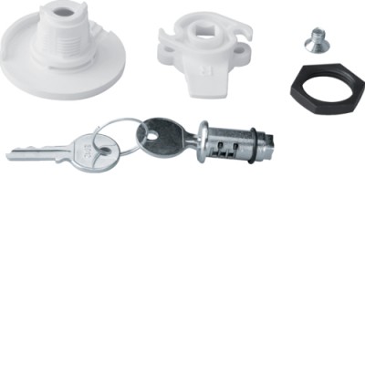 Замок Hager с 2 ключами для металлических щитов IP44 Univers (замок№Е012) (FZ455N)