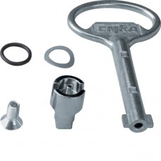 Замок Hager с двойным вырезом, 3мм для щитов Univers (FZ501N)