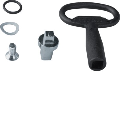 Замок Hager четырехгранный, 8мм для щитов Univers (FZ529N)