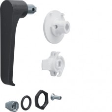 Ручка Hager натискна, герметична, для щитів Univers (глибиною 161/205мм) (FZ532N)