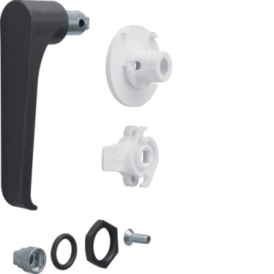 Ручка Hager нажимная, герметическая, для щитов Univers (глубиной 161/205мм) (FZ532N)