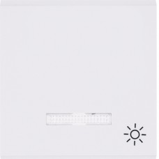 Клавиша Hager с линзой з символом 