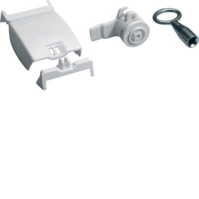 Пломбировочная кришка Hager, з засувом - 8-мм чотиригранник, пластик (FZ821N)