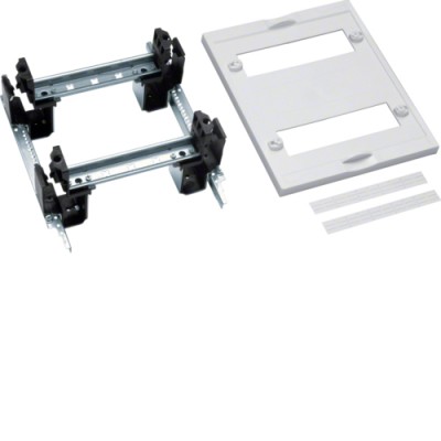 Блок Hager Univers для модульних апаратів на шину TS35, 2х10М, 300х250мм (UD21B3)