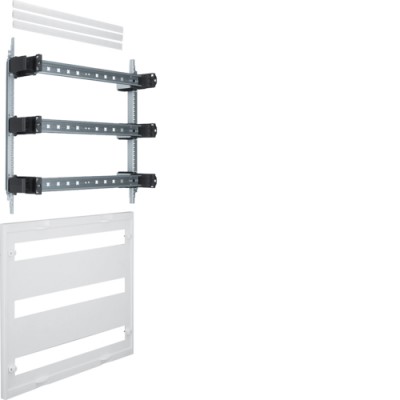 Блок Hager Univers для модульных аппаратов на шину TS35, 3х24М, 450x500мм (UD32B3)