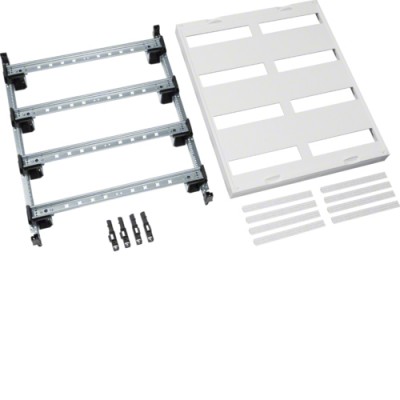 Блок Hager Univers для модульных аппаратов на шину TS35, 8х12М, 600x500мм (UD42B1)