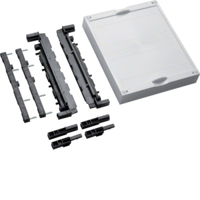 Блок Hager Univers для шин медных 12х5/10, 20х5/10, 30х5/10мм; 300x250мм (UE21E0)