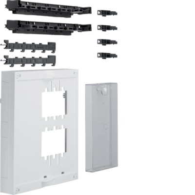 Блок Hager Univers для держателей NH00: L00Т/V, 6-пол., 300x250мм (UE21A8)