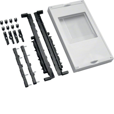 Блок Hager Univers для шин мідних з шагом 60 мм, для власників NH1/NH2, 450х250мм (UE31E9)