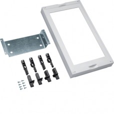 Блок Hager Univers з віконцем і монта.плитою для утримувачів NH2, 450х250мм (UD31E1N)