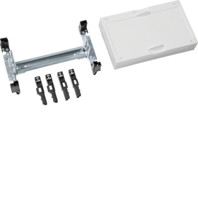 Блок Hager Univers с глухой крышкой, з шиною для крепежа кабеля, 150x250мм (UG11A1)