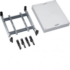 Блок Hager Univers з глухою кришкою для телекомунікаційних клемників, 300х250мм (UG21C1)