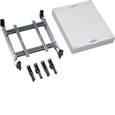 Блок Hager Univers с глухой крышкой для телекоммуникационных клеммников, 300x250мм (UG21C1)