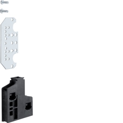 PE/N держатели Hager Univers 2х12х5/10мм CU и 6х6мм CU (комплект = 50шт.) (UZ02S1)