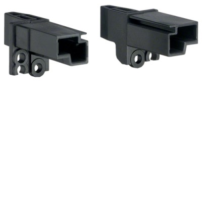 Нижняя часть держателя Hager лицевsх крышек блоков Univers (комплект 2шт.: R+L) (UZ00A5)