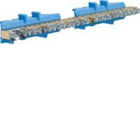 Клемма Hager нейтральнаяя с держателем 1х25+11x16+13x10мм2 (KM25N)