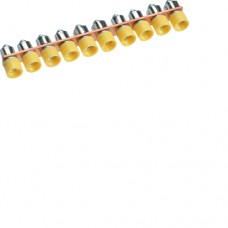 Соединитель Hager изолированный 4мм2, 10-пол. (KWJ04A10)