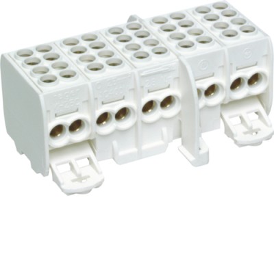 Клеммник Hager вводно/разветвительный, изолированный, 5п (KH25C)