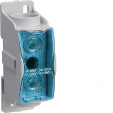 Терминал Hager 250А, 1000В AC/DC, Iкз=100kA, 35-120кв.мм (KJ250A)