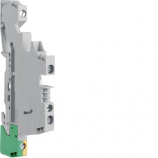 Клемма Hager дополнительная 2-фазная/1xPE, 4мм2 (KXA04I6)