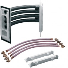 Угловой соединитель Hager для сборных шин 12х5мм между 2х щитов, 4-канальный (ZM74S)