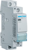 Контактор Hager 25A, 1НО, 8/12В (ESL125)