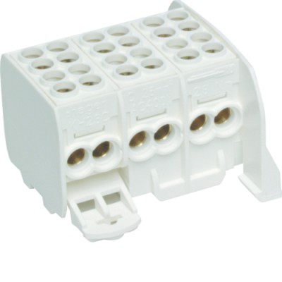 Клеммник Hager вводно/разветвительный, изолированный, 3п (KH23C)