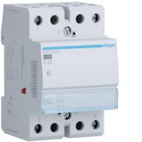 Контактор Hager беcшумный 40A, 2НО, 230В (ESC240S)