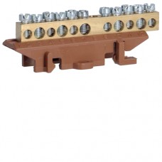 Клемма Hager фазнаяя с держателем 5x16+6x10мм2 (KM11L)