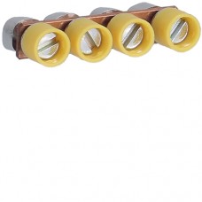 З'єднувач Hager ізольований 4мм2, 4-пол. (KWJ04A4)