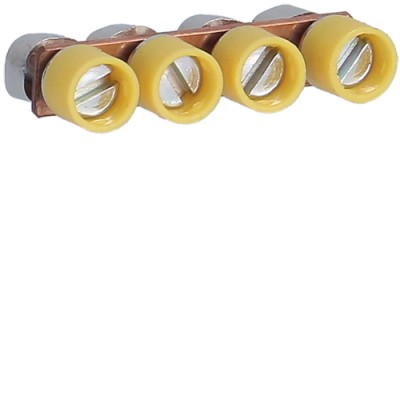 З'єднувач Hager ізольований 4мм2, 4-пол. (KWJ04A4)