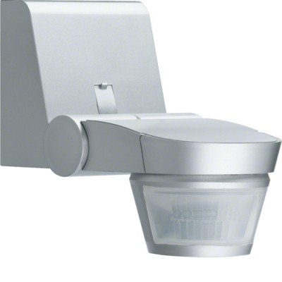 Датчик руху Hager н/в комфорт, IP-55, 16A, 220град., металік (EE862)