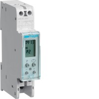 Таймер цифровой Hager, суточный, 16А, 1 перекл.контакт, запас хода 3 года (EG010)