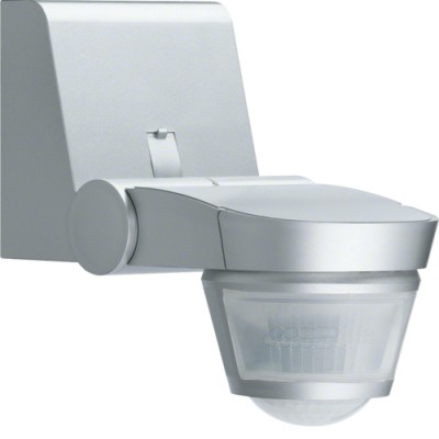 Датчик руху Hager н/в комфорт, IP-55, 16A, 220-360град., металік (EE872)