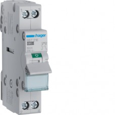 Выключатель нагрузки Hager 2-пол. с индикацией при включении, 16А/230В (SBT216)