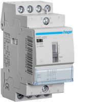 Контактор Hager з ручним керуванням 25A, 4НО, 24В (ERD425)