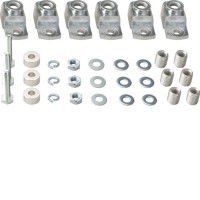 Комплект клем Hager подвійний для Al і Cu, 400А, 70-300мм2, 3п (HZ186)