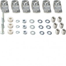 Комплект клем Hager подвійний для Al і Cu, 400А, 70-300мм2, 3п (HZ186)