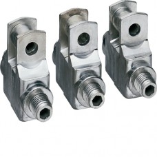 Комплект клем Hager подвійний для Al і Cu, 250А, 16-185мм2, 3п (HZ184)