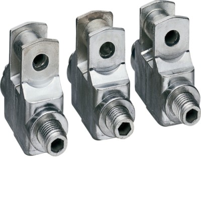 Комплект клем Hager подвійний для Al і Cu, 250А, 16-185мм2, 3п (HZ184)