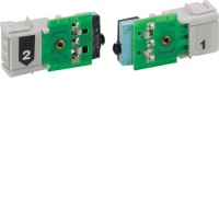 Додатковий контакт Hager для вимикачів HI...R, 2 переми.контакти, 250В/5А (HZ160R)