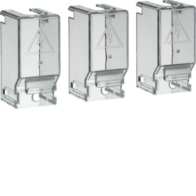 Комплект крышок Hager для захисту контактів для вимикачів HA, 125А-160А, 3п (HZC201)