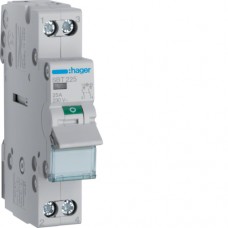 Выключатель нагрузки Hager 2-пол. с индикацией при включении, 25А/230В (SBT225)