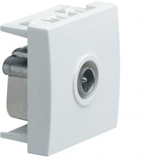 Розетка Hager ТВ прохідна 10dB 2М Systo білий (WS251)