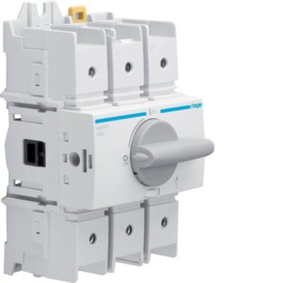 Выключатель нагрузки Hager поворотный 400/690В 100А, 3п, 4.5м (HAD310)