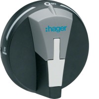 Зовнішня ручка Hager для вимикачів HAB, HAC (HZC010)